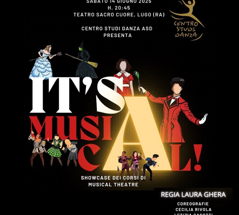 “It’s a Musical”, sabato 14 giugno al teatro del Sacro Cuore